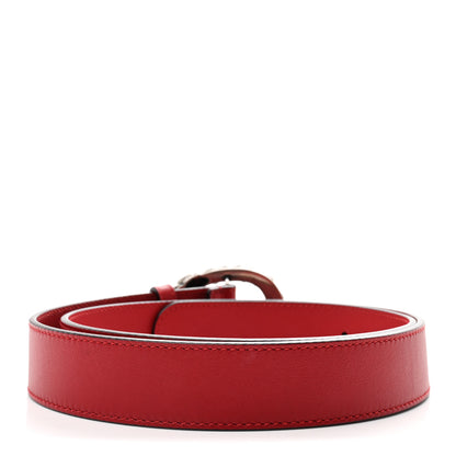 Gucci Moon Calfskin Crystal Dionysus 30mm Belt 85 34 Red 2 of 5