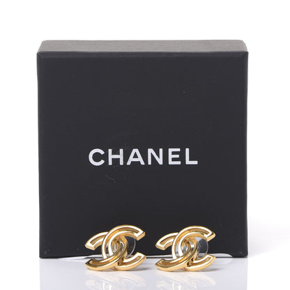 Chanel Metal Obazine CC Earrings Gold 5 of 5