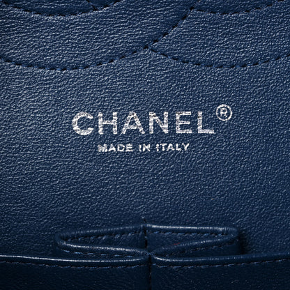 Chanel Patent Quilted Jumbo Double Flap Navy 6 of 10