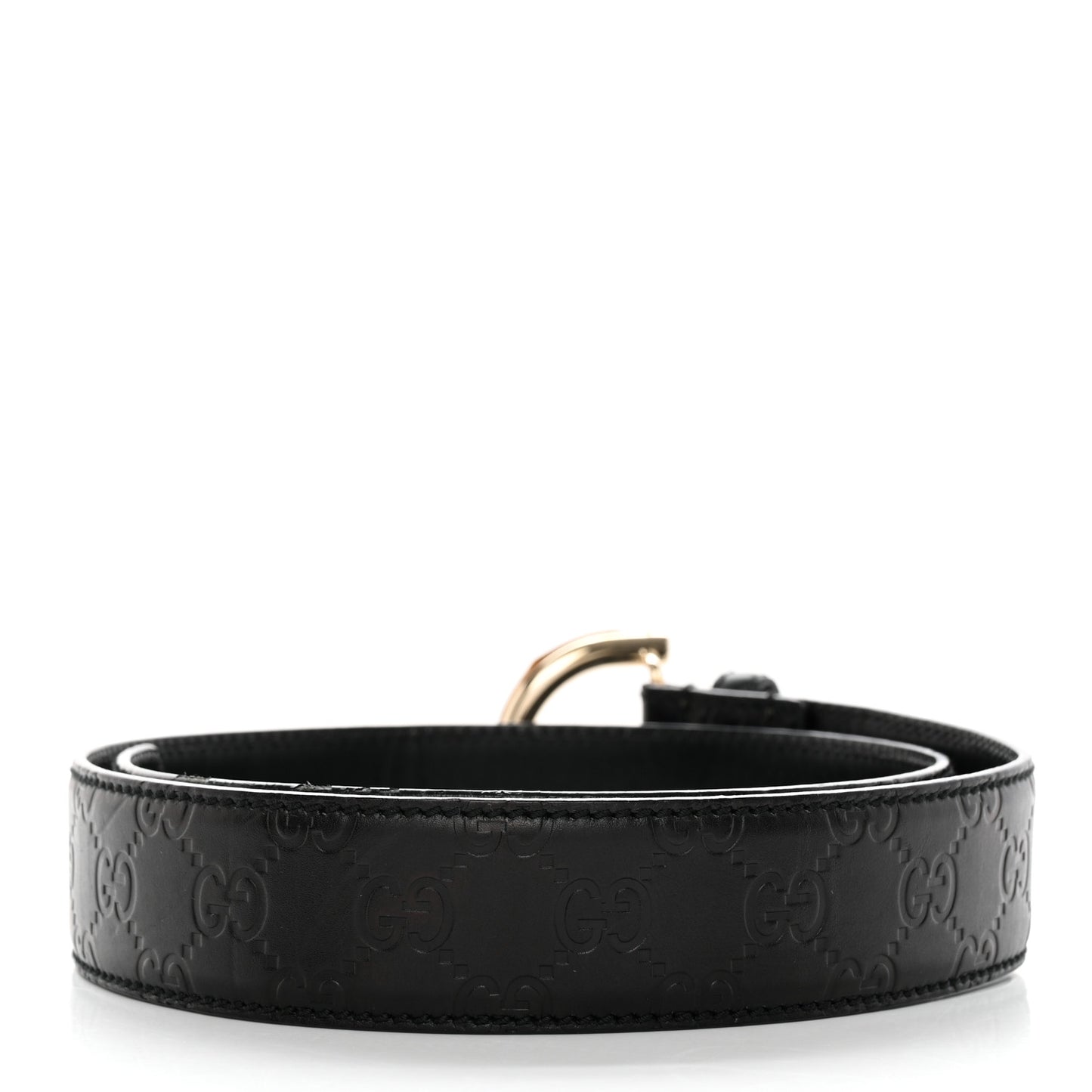 Guccissima Bamboo Belt 85 34 Black