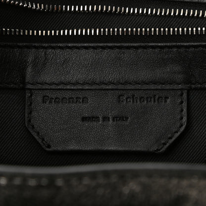 Proenza Schouler Metallic Lambskin Tiny PS1 Satchel Silver 6 of 11