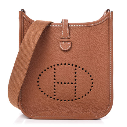 Hermes Taurillon Clemence Evelyne TPM Gold 1 of 10