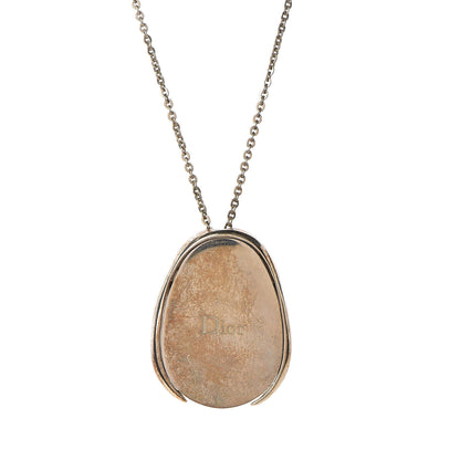Christian Dior Crystal Pearl Tell Me Dior Zodiac Virgo Necklace Gold 7 of 7