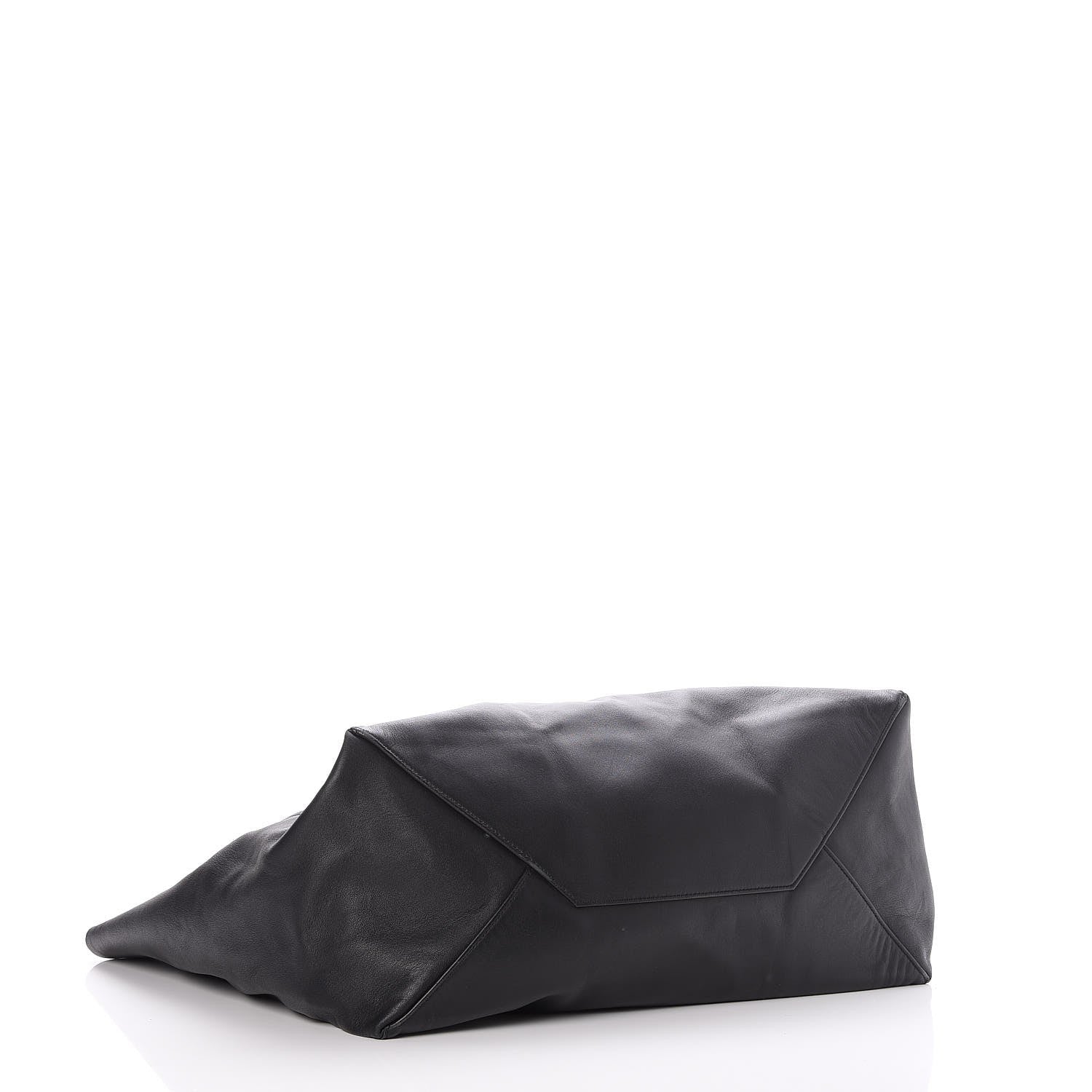 Celine Lambskin Horizontal Cabas Black 4 of 7