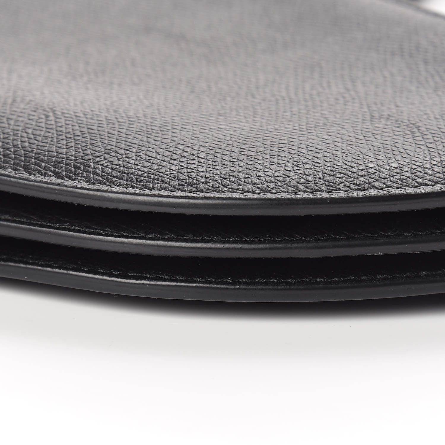 Christian Dior Grained Calfskin Saddle Pouch With Strap Black 12 of 12
