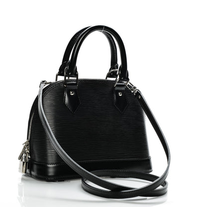 Louis Vuitton Epi Alma BB Black 3 of 8