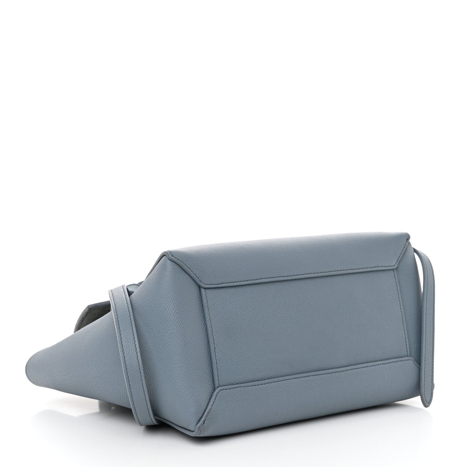 Celine Grained Calfskin Micro Belt Bag Washed Blue 4 of 11