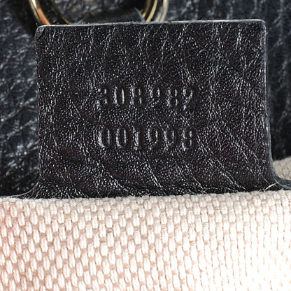 Gucci Pebbled Calfskin Medium Soho Chain Shoulder Bag Black 7 of 7