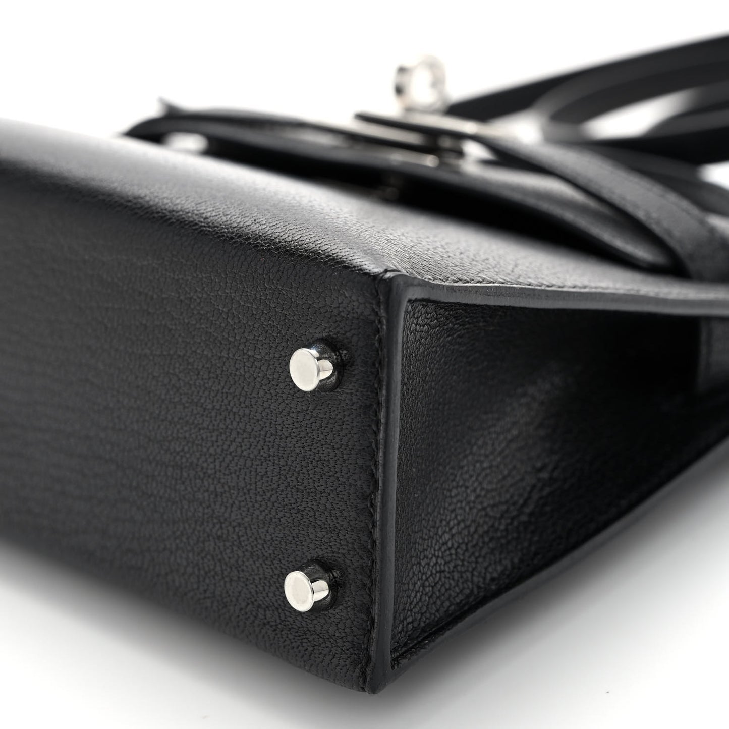 Chevre Chamkila Mini Kelly Sellier 20 Black