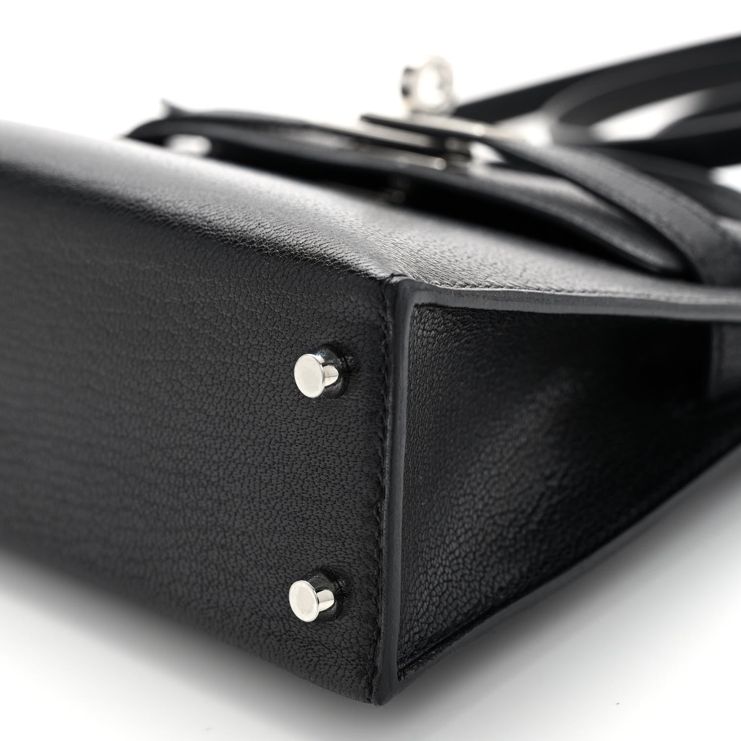 Hermes Chevre Chamkila Mini Kelly Sellier 20 Black 9 of 11