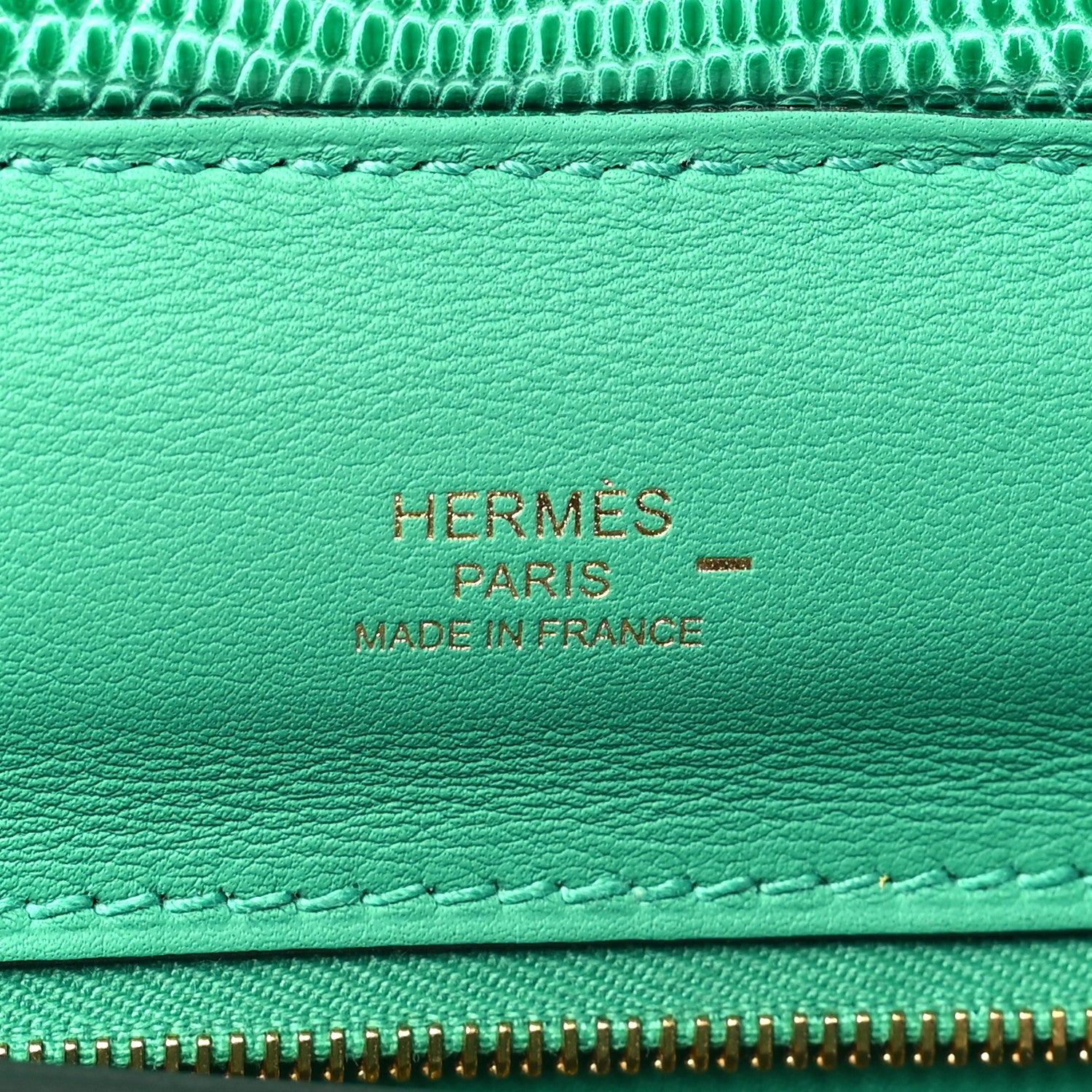 Hermes Evercolor Swift Lizard Touch 24/24 21 Menthe 6 of 11
