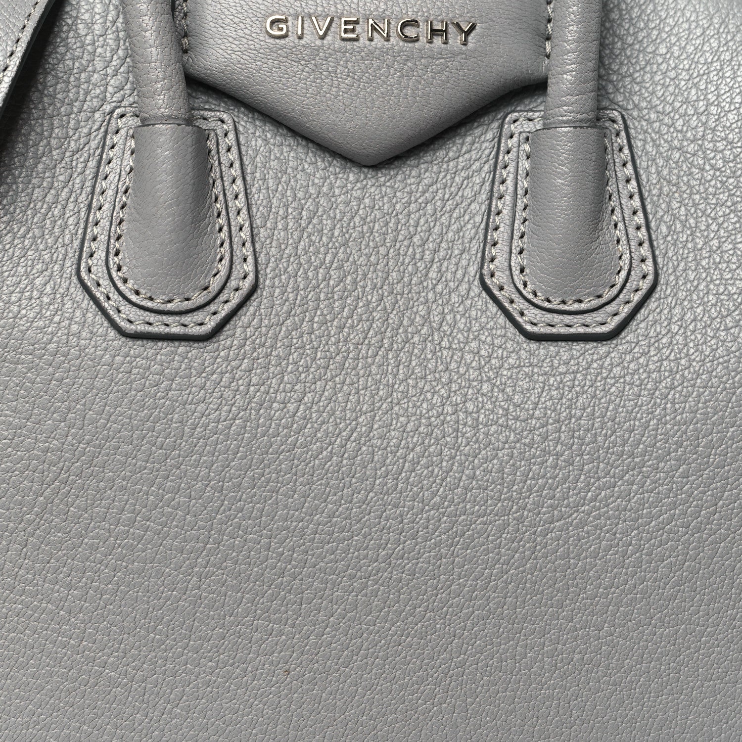 Givenchy Sugar Goatskin Mini Antigona Pearl Grey 8 of 12