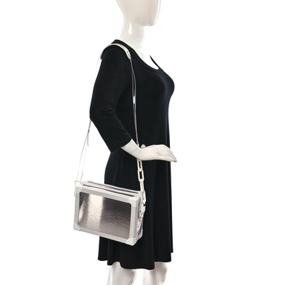 Louis Vuitton Calfskin PVC Epi Plage Soft Trunk Optic White 2 of 10