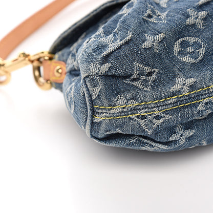 Louis Vuitton Monogram Denim Mini Pleaty Blue 9 of 11