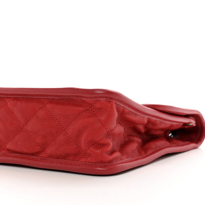 Chanel Caviar Quilted Large French Riviera Flap Red 9 of 10