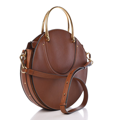 Chloe Calfskin Suede Raffia Medium Pixie Bag Caramel 3 of 14