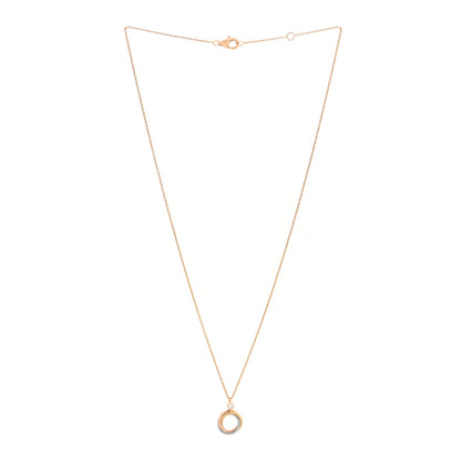 Cartier 18K Pink Yellow White Gold Diamond Trinity Pendant Necklace 3 of 4