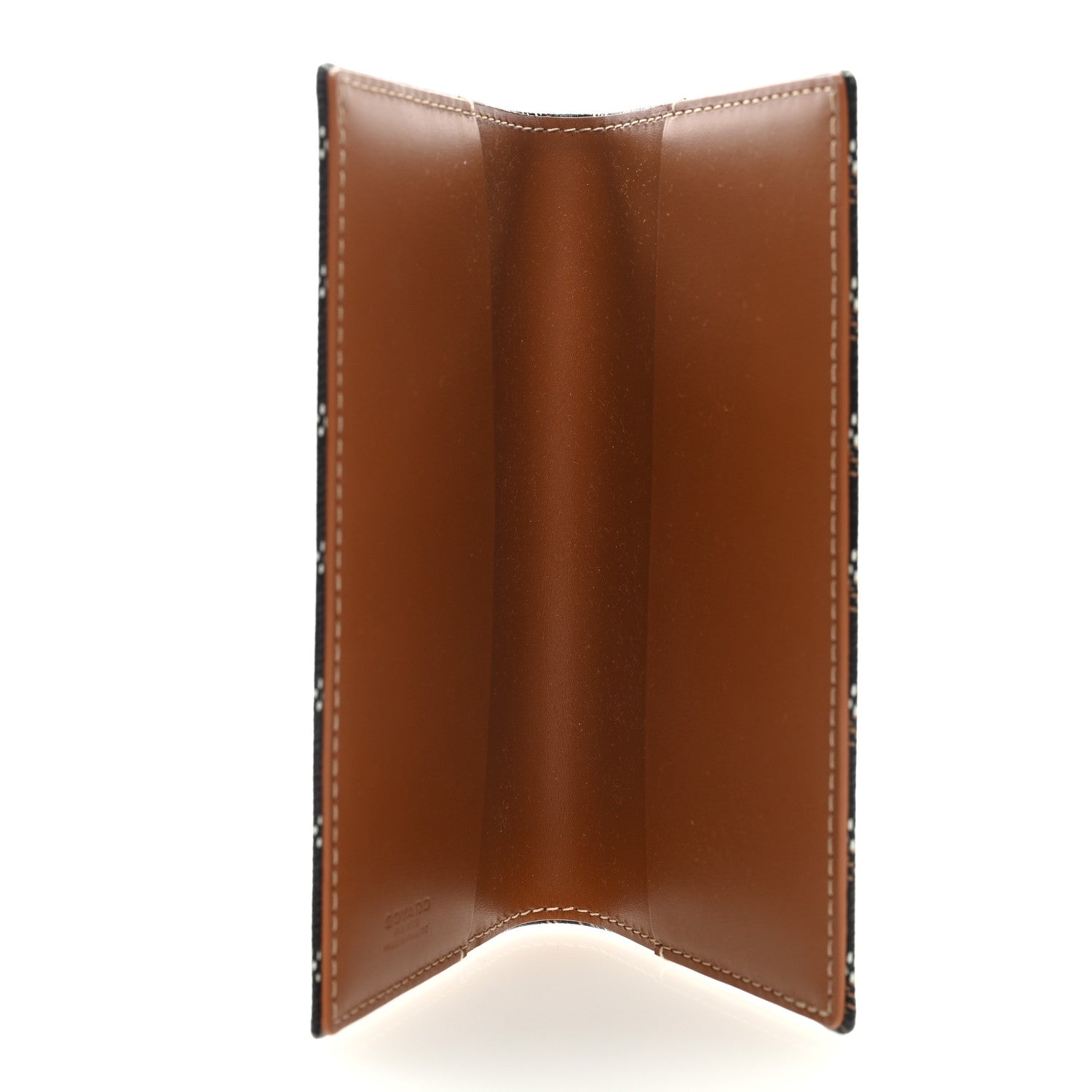 Goyard Goyardine Grenelle Passport Wallet Black Gold 5 of 6