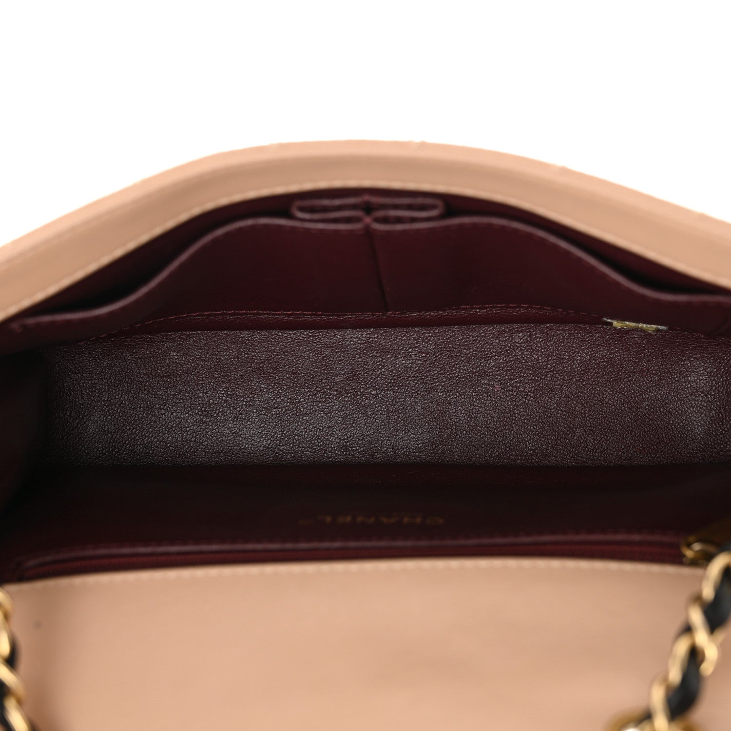 Chanel Caviar Quilted Medium CC Filigree Flap Beige Black 5 of 13