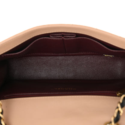 Chanel Caviar Quilted Medium CC Filigree Flap Beige Black 5 of 13