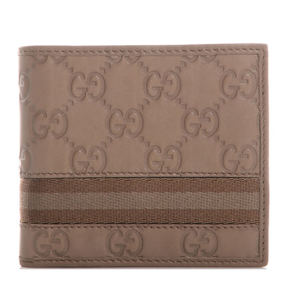 Gucci Mens Guccissima Web Bi-Fold Wallet 1 of 8