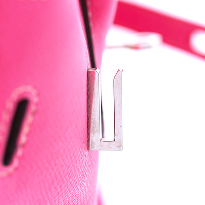 Hermes Epsom Candy Birkin 35 Rose Tyrien Rubis 24 of 32