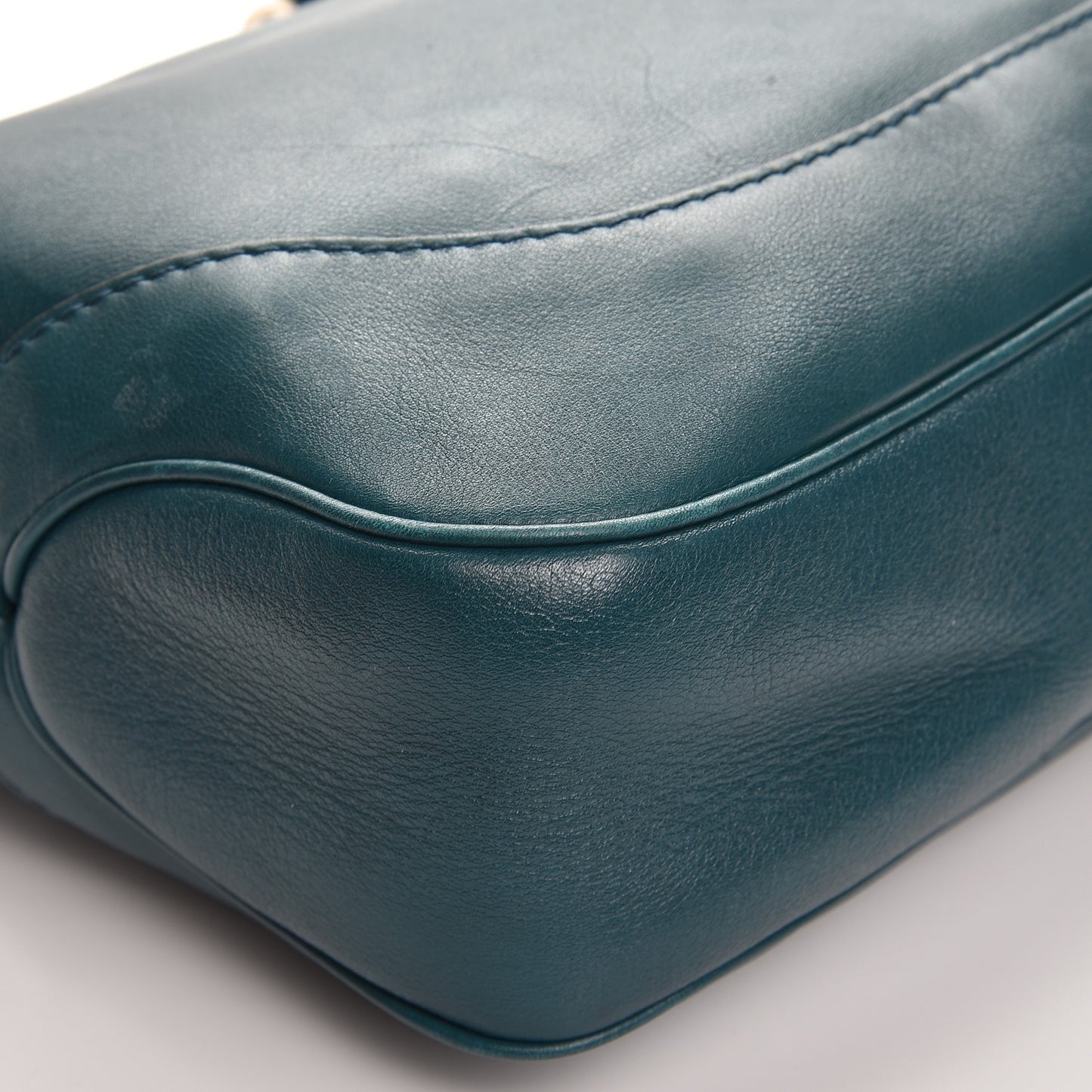 Calfskin Medium New Jackie Shoulder Bag Teal