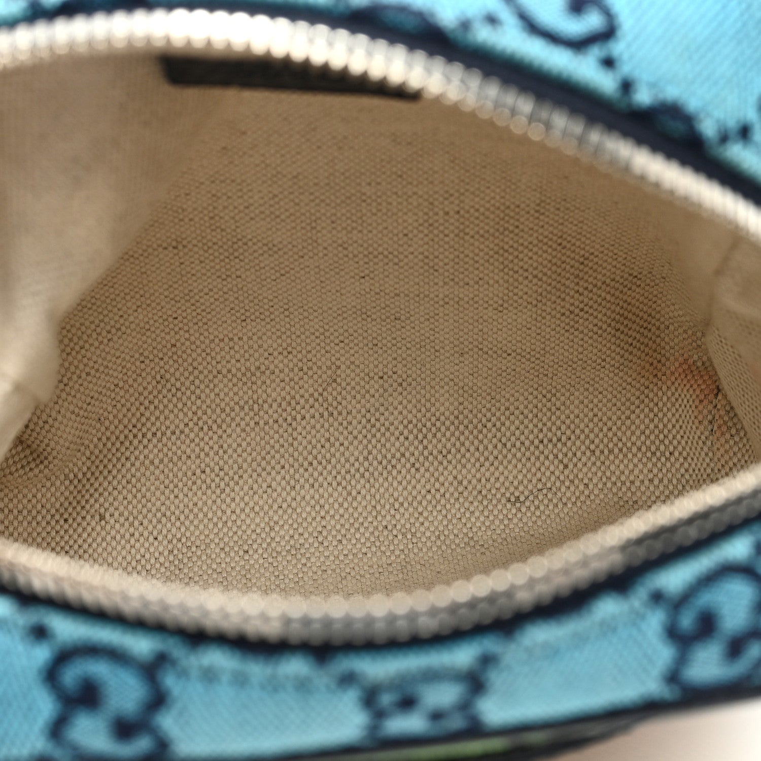 Gucci Monogram Multicolor Mini Retro Interlocking G Messenger Blue Rainbow Light Blue 5 of 10
