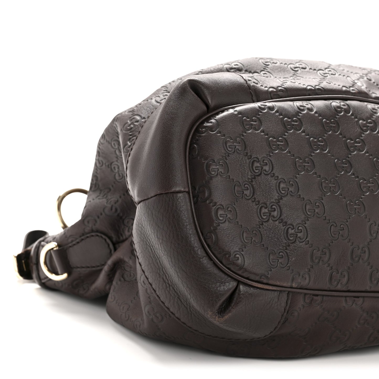 Guccissima Large Sukey Top Handle Bag Chocolate
