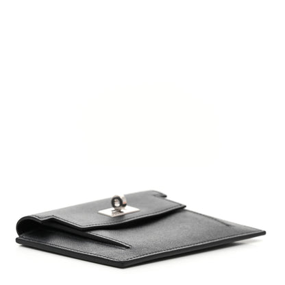 Hermes Epsom Kelly Pocket Compact Wallet Black 4 of 8