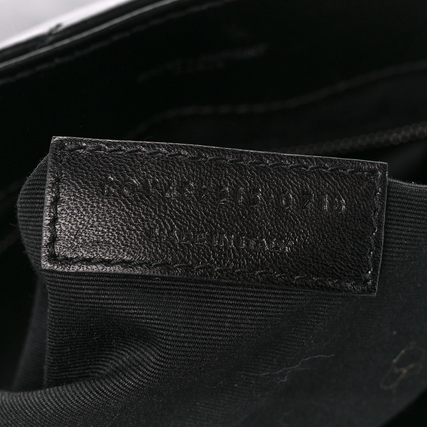 Saint Laurent Calfskin Y Quilted Monogram Large Loulou Chain Satchel Black 8 of 11