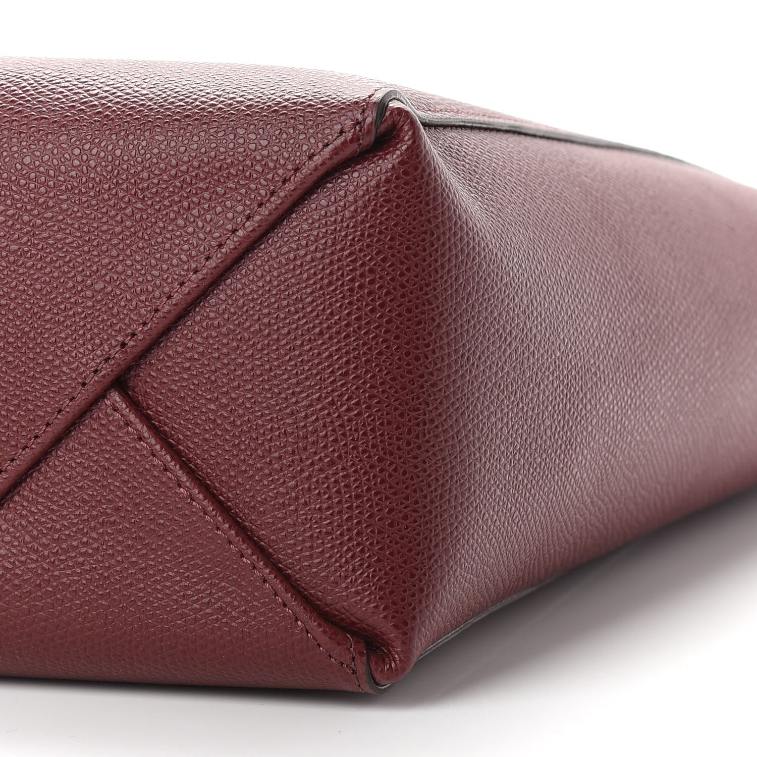 Celine Grained Calfskin Small Vertical Cabas Light Burgundy 8 of 8