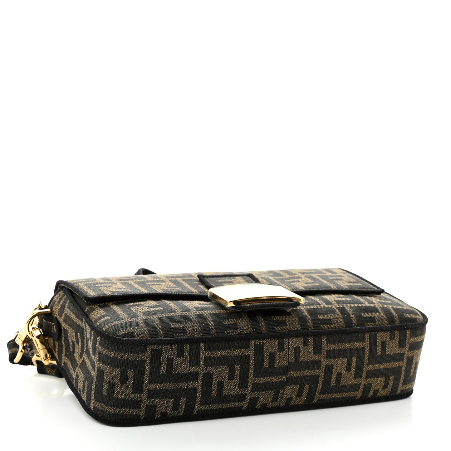 Fabric Jacquard FF 1974 Medium Baguette Tobacco Moro Black