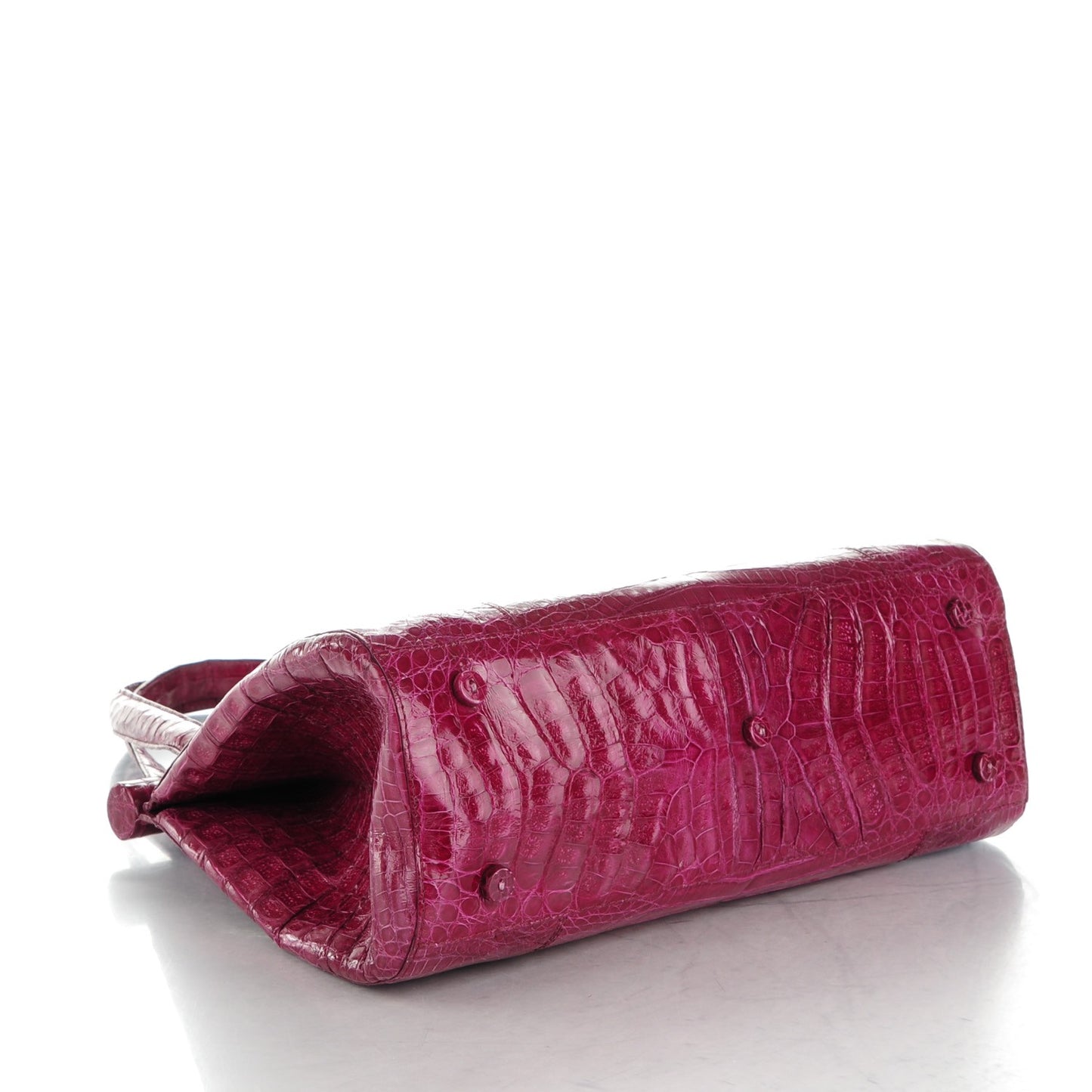 Crocodile Tote Purple