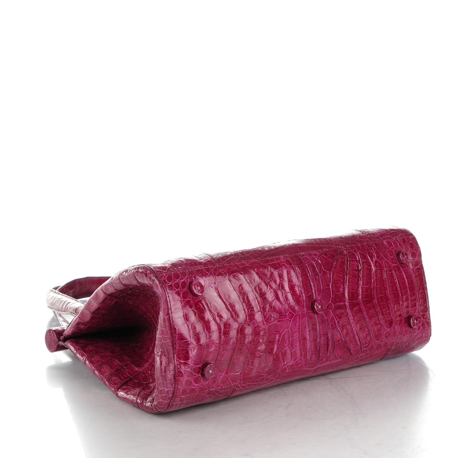 Nancy Gonzalez Crocodile Tote Purple 4 of 6