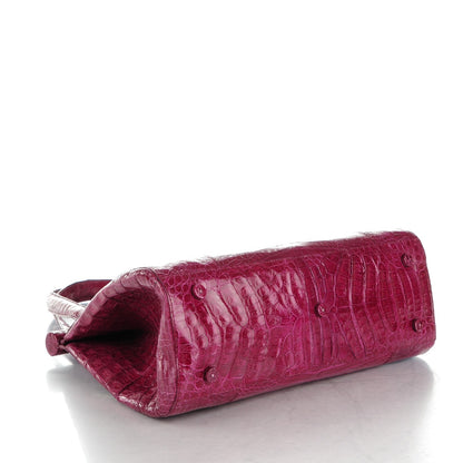 Nancy Gonzalez Crocodile Tote Purple 4 of 6