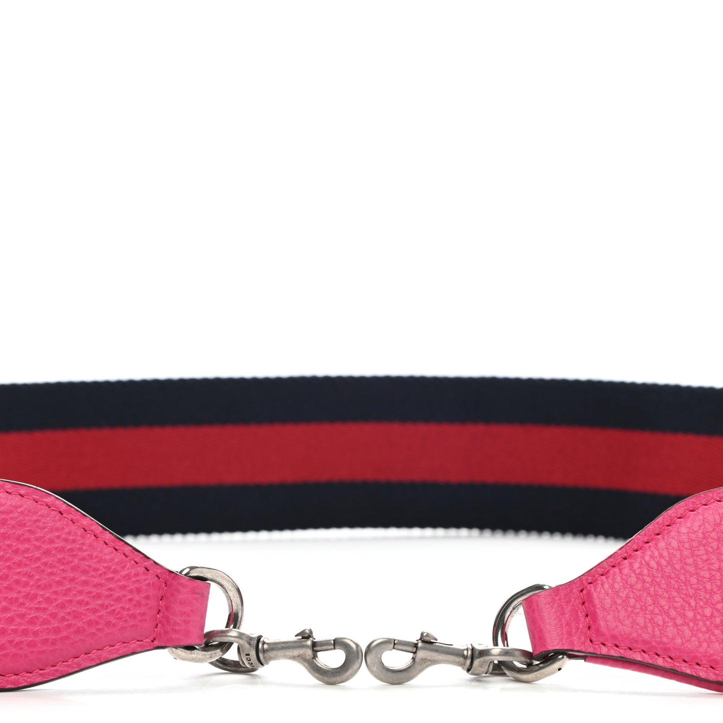 Canvas Web Shoulder Strap Navy Red Pink