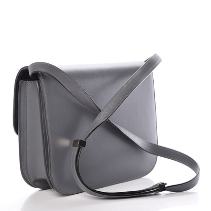 Celine Box Calfskin Medium Classic Box Flap Bag Grey 3 of 19
