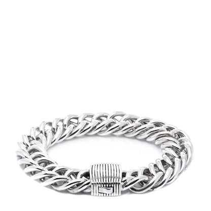 David Yurman Sterling Silver 16mm Royal Cord Double Curb Chain Bracelet 1 of 5