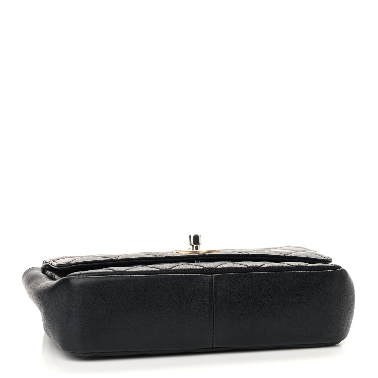 Chanel Lambskin Quilted Camellia Flower Flap Black 4 of 14