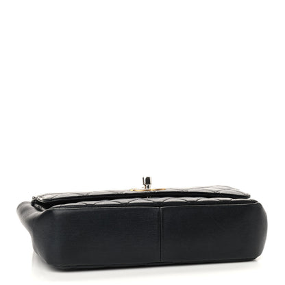 Chanel Lambskin Quilted Camellia Flower Flap Black 4 of 14