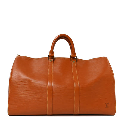 Louis Vuitton Epi Keepall 45 Cipango 1 of 10