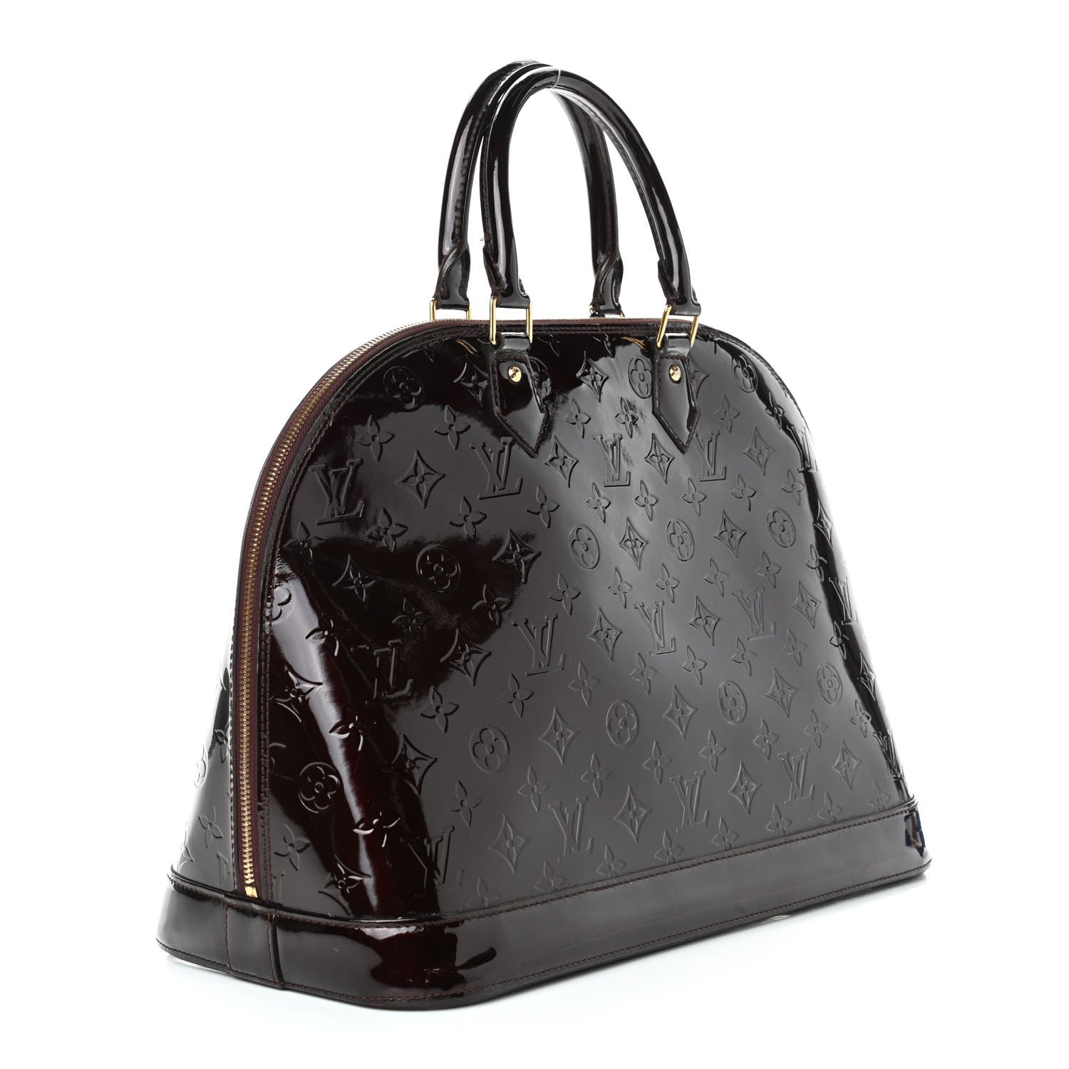 Louis Vuitton Vernis Alma GM Amarante 3 of 11