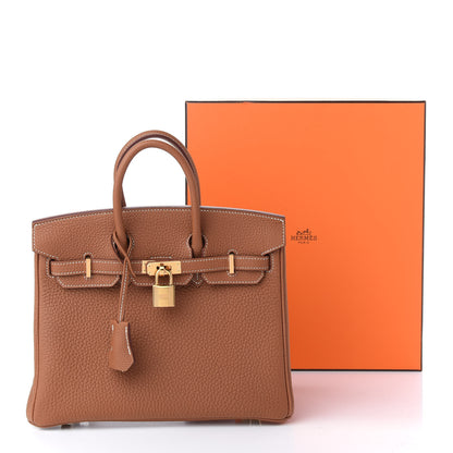 Hermes Togo Birkin 25 Gold 11 of 11