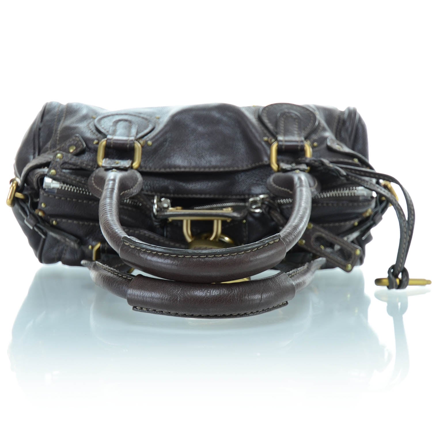 Chloe Leather Paddington Satchel Bordeaux 4 of 9