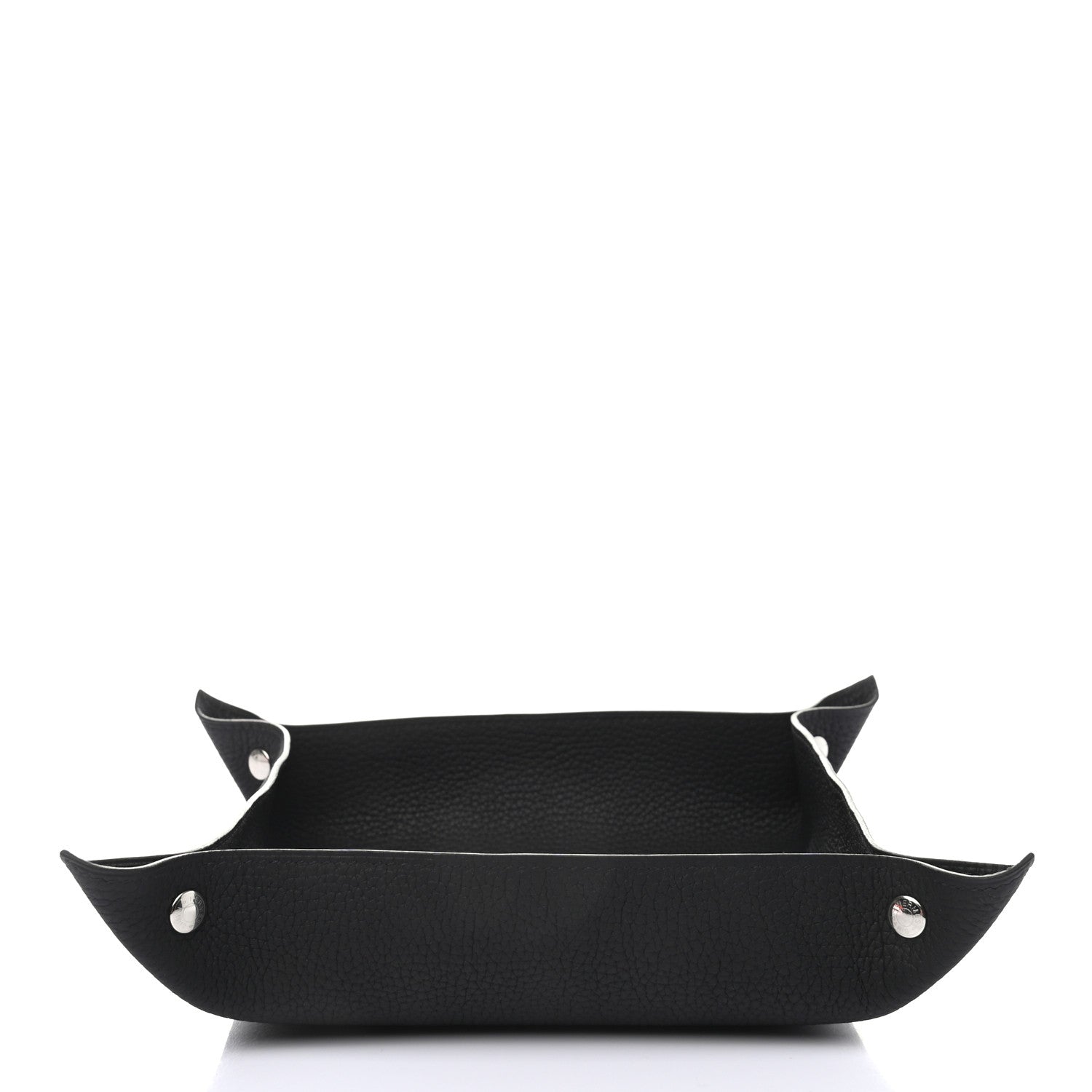 Hermes Taurillon Clemence Mises et Relances MM Change Tray Black 4 of 6