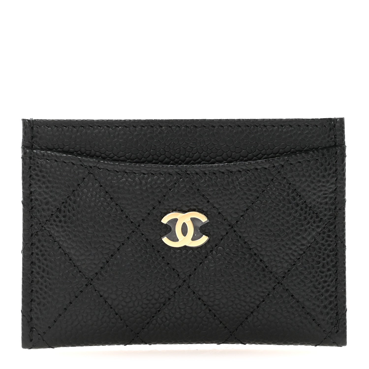 Chanel Caviar Quilted Card Holder Black 1 of 9