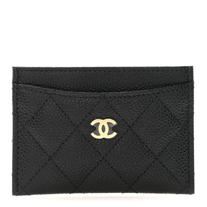 Chanel Caviar Quilted Card Holder Black 1 of 9