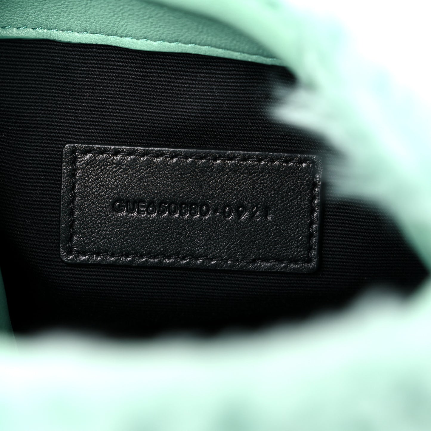 Shearling Quilted Monogram Loulou Puffer Pouch Clutch Iced Mint
