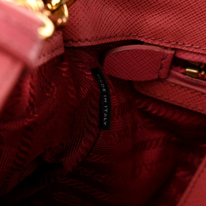 Prada Saffiano Medium Galleria Double Zip Tote Geranio 6 of 15